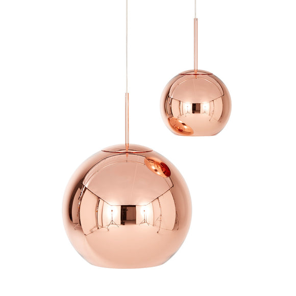 Copper Round Pendant Light