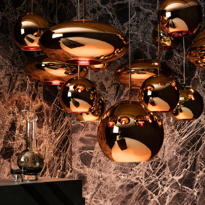 Tom Dixon Copper Round Pendant Light - 2Modern