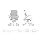 Generation Colored Office Chair - Height Adjustable