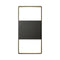 Inside-Out Light Frames 14IN Up/Down Wall Light  option Textured Bronze