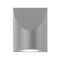 Inside-Out Shear Small Wall Light  option Textured Gray