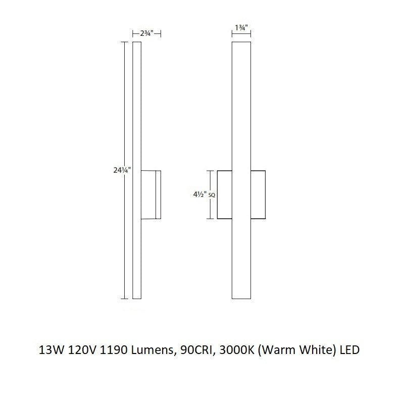 Inside-Out Sword Outdoor Wall Light