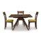 Catalina Square Extension Table  option Natural Walnut