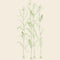 Corn Rows Wallpaper Sample Swatch  option Summer Green on Cream / Matte Vinyl Type II
