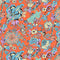 Dragon Flowers Wallpaper Sample Swatch  option Indian Fresh / Matte Vinyl Type II