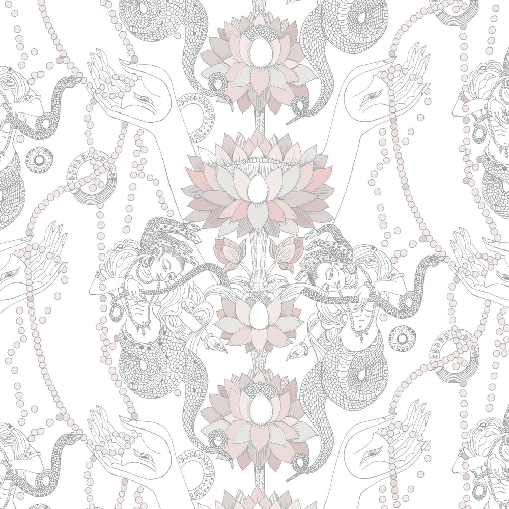 Naga Lotus Wallpaper Sample Swatch