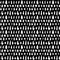New York Arrowheads Wallpaper Sample Swatch  option White on Black / Matte Vinyl Type II
