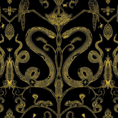 Snake Party Wallpaper Sample Swatch