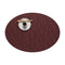 Bamboo Oval Table Mat (Set of 4)  option Cranberry