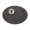 Bamboo Oval Table Mat (Set of 4)  option Grey Flannel