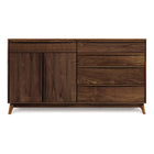 Catalina 4 Drawers on Right, 1 Drawer Over 2 Doors on Left Dresser