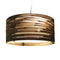 Drum Scraplight Pendant Light  option Natural