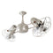 Duplo Dinamico Ceiling Fan  option Brushed Nickel