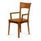Ingrid Armchair - Wood Seat  option Autumn Cherry