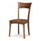 Ingrid Sidechair - Wood Seat  option Natural Walnut