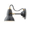 Original 1227 Brass Wall Light  option Elephant Grey