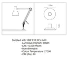 Type 75 Mini with Desk Insert Light