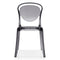 Parisienne Chair  option P266 Smoke Grey Transparent Plastic