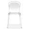 Parisienne Chair  option P848 Clear Transparent Plastic