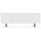 Horizon 4 Door Cabinet  option P94 Matt Optic White Lacquer