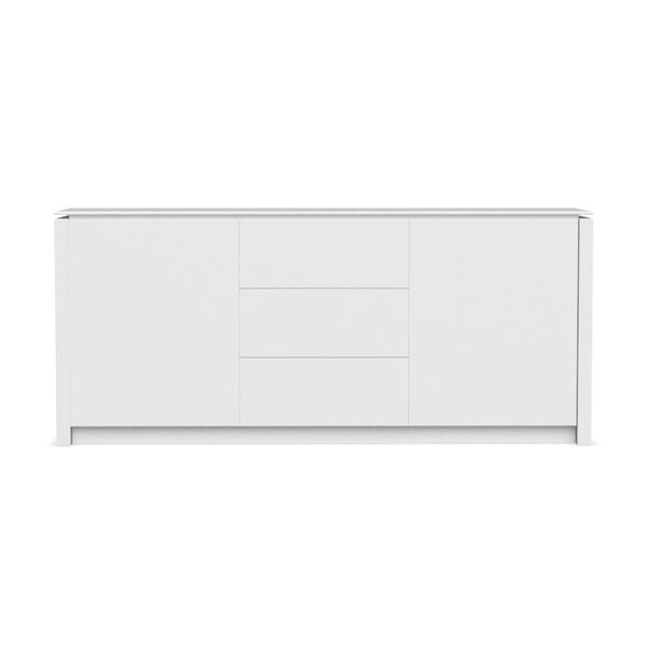 Mag Glass 2-Door 3-Drawer Cabinet