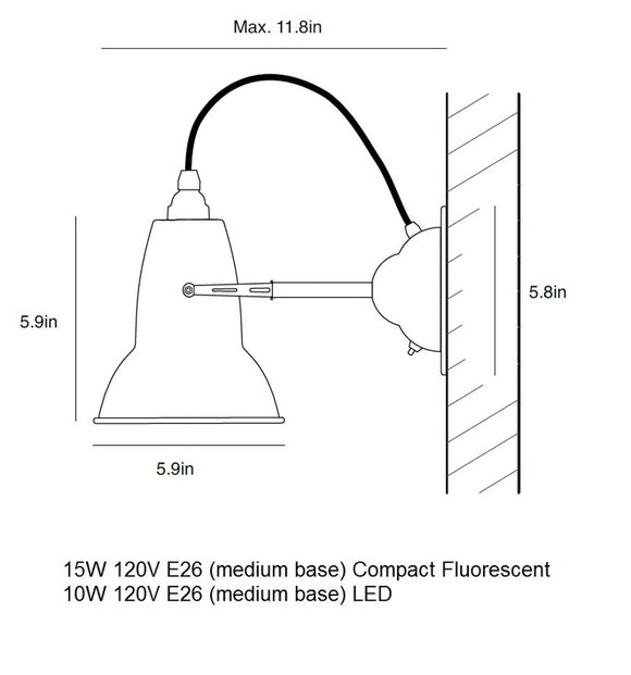 Original 1227 Wall Light