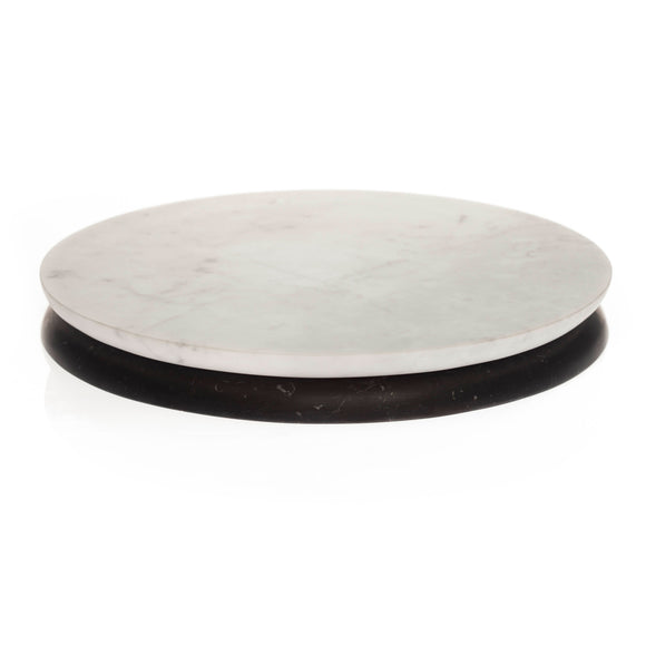 Doppio Round Marble Serving Board