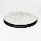 Doppio Round Marble Serving Board