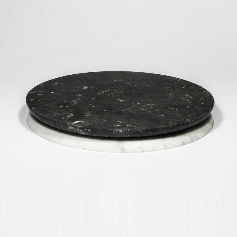 Doppio Round Marble Serving Board