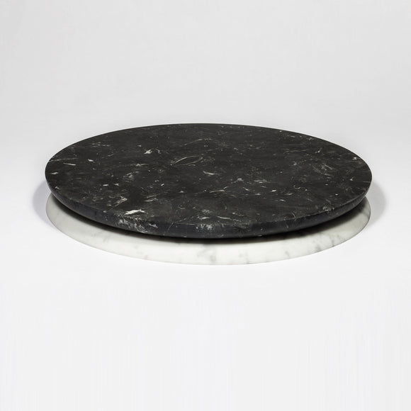 Doppio Round Marble Serving Board