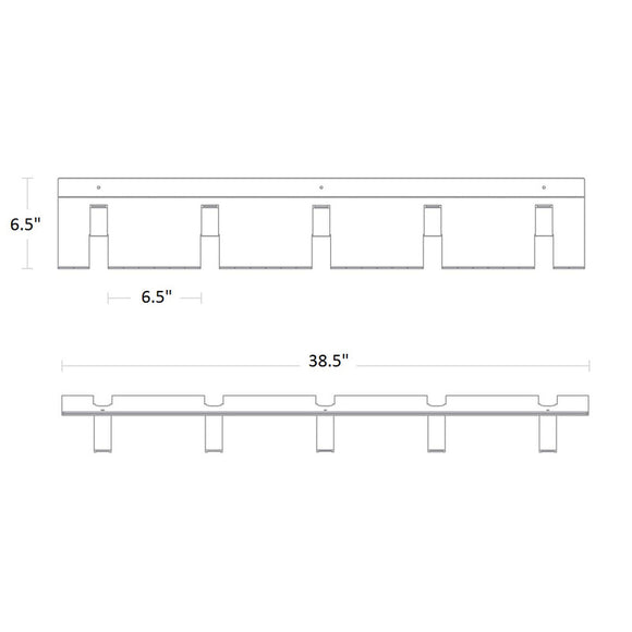 Blu Dot 2D3D Coat Rack - 2Modern