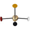 Matégot Coat Rack Brass Base  option Ochre