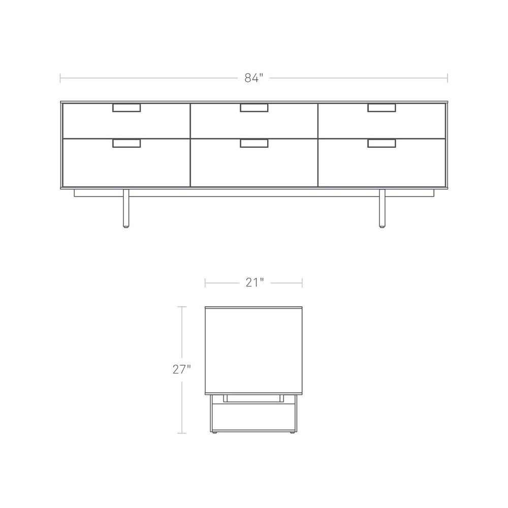 Series 11 6 Drawer Console