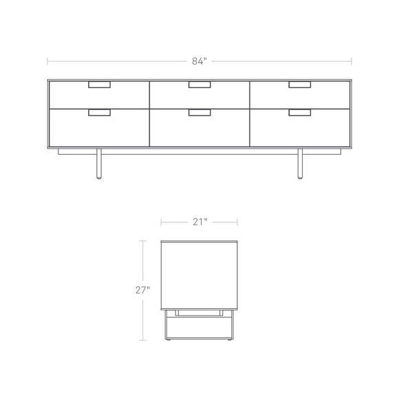 Series 11 6 Drawer Console