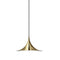 Semi Pendant Light  option Brass