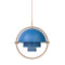 Multi-Lite Pendant Light  option Brass / Blue