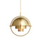Multi-Lite Pendant Light  option Brass / Brass