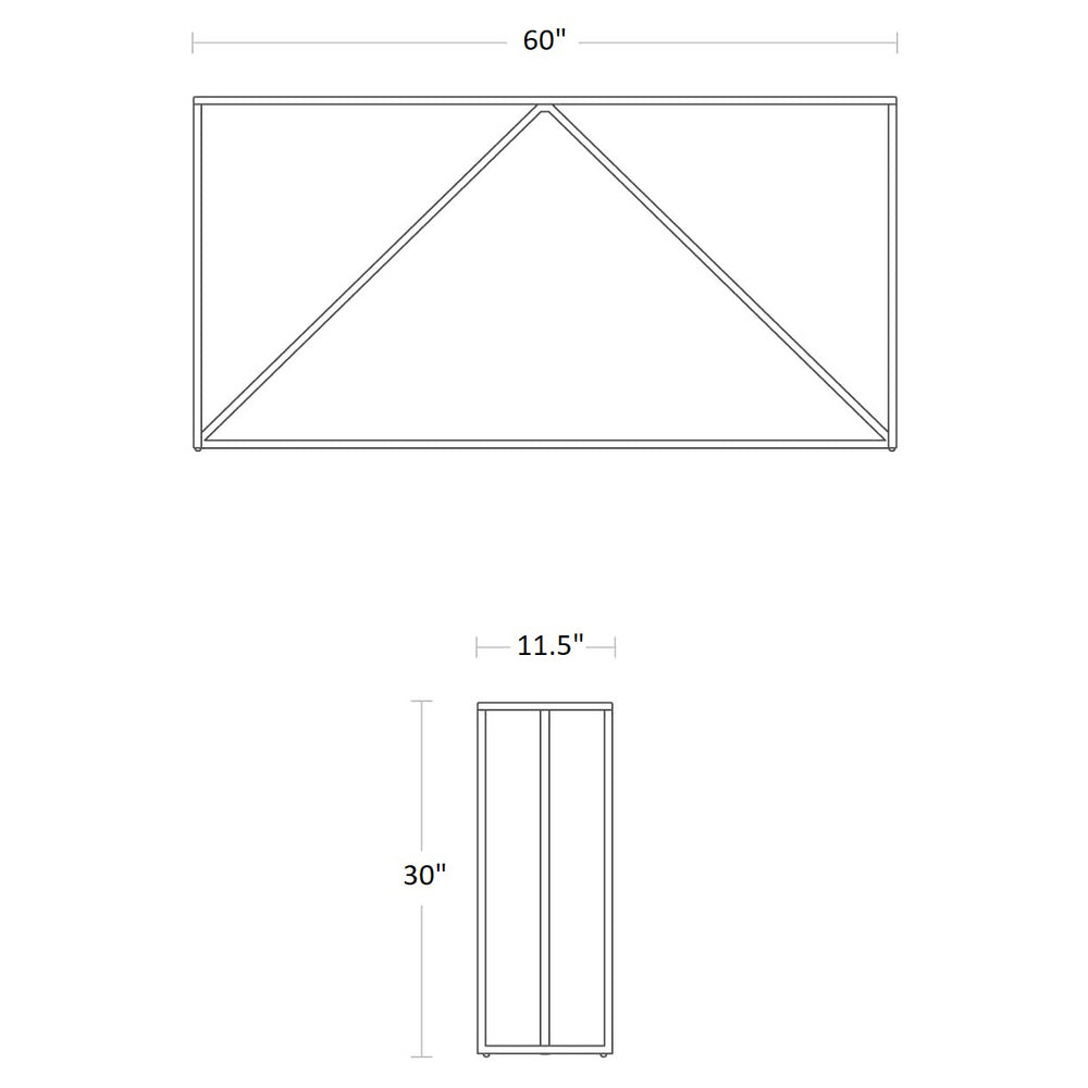 Strut Console Table