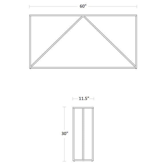 Strut Console Table