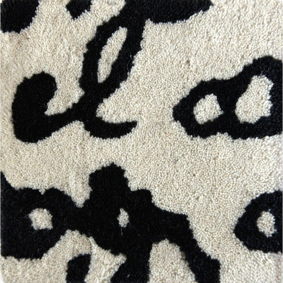 Black On White Estambul Rug