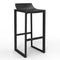 Wall Street Bar Stool (Set of 4)  option Basic Black