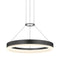 Corona Rings Pendant Light  option 16 Inch / Satin Black