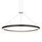Corona Rings Pendant Light  option 32 Inch / Satin Black