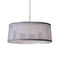 Solis Drum Pendant Light  option Silver