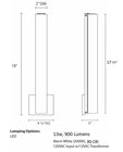 Tubo Slim Bathroom Wall Sconce