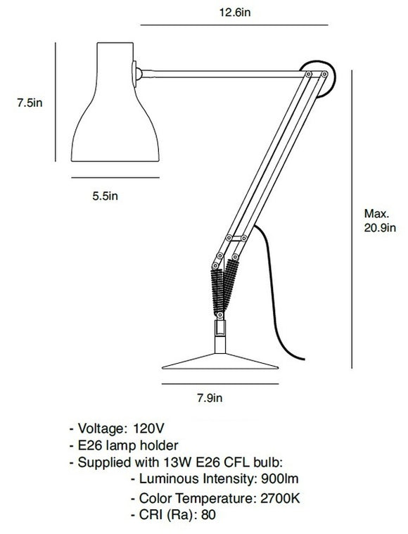 Type 75 Desk Lamp - Paul Smith - Edition 3
