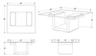 SQG28 Square Side Table