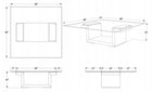 SQG38 Square Coffee Table