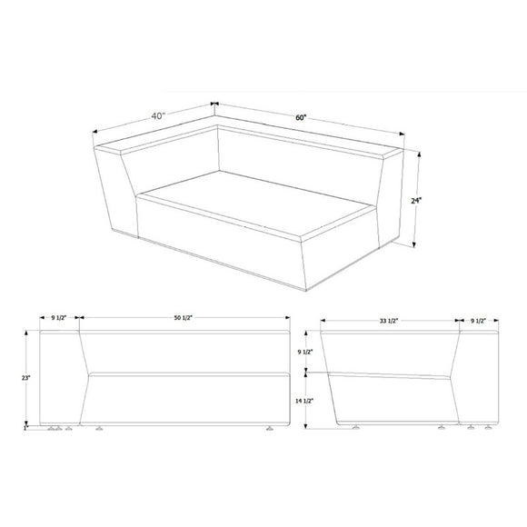 Caroline Outdoor Sofa