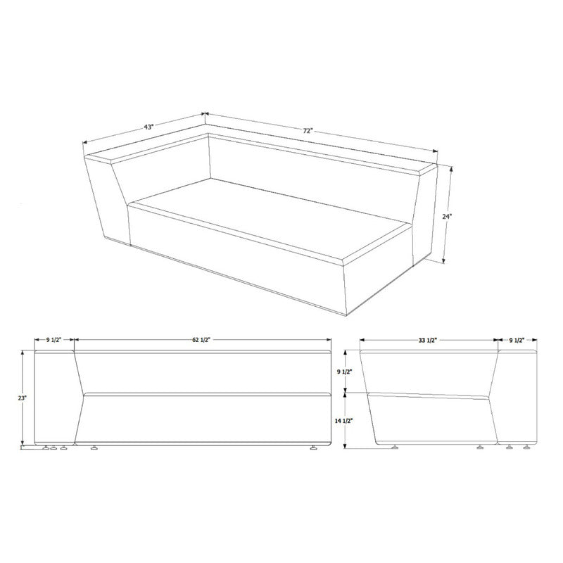 Caroline Outdoor Sofa